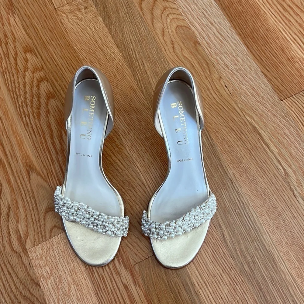 New Something’s Blue Cappy D’Orsay Sandal Size 7 Display
